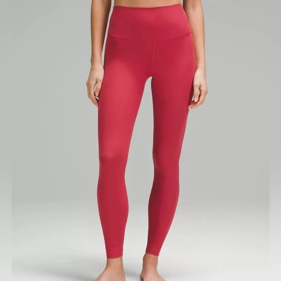 Lululemon 赤 レギンスピンク2点セット Lululemon 赤 レギンスピンク2点セット Lululemon 赤 レギンス